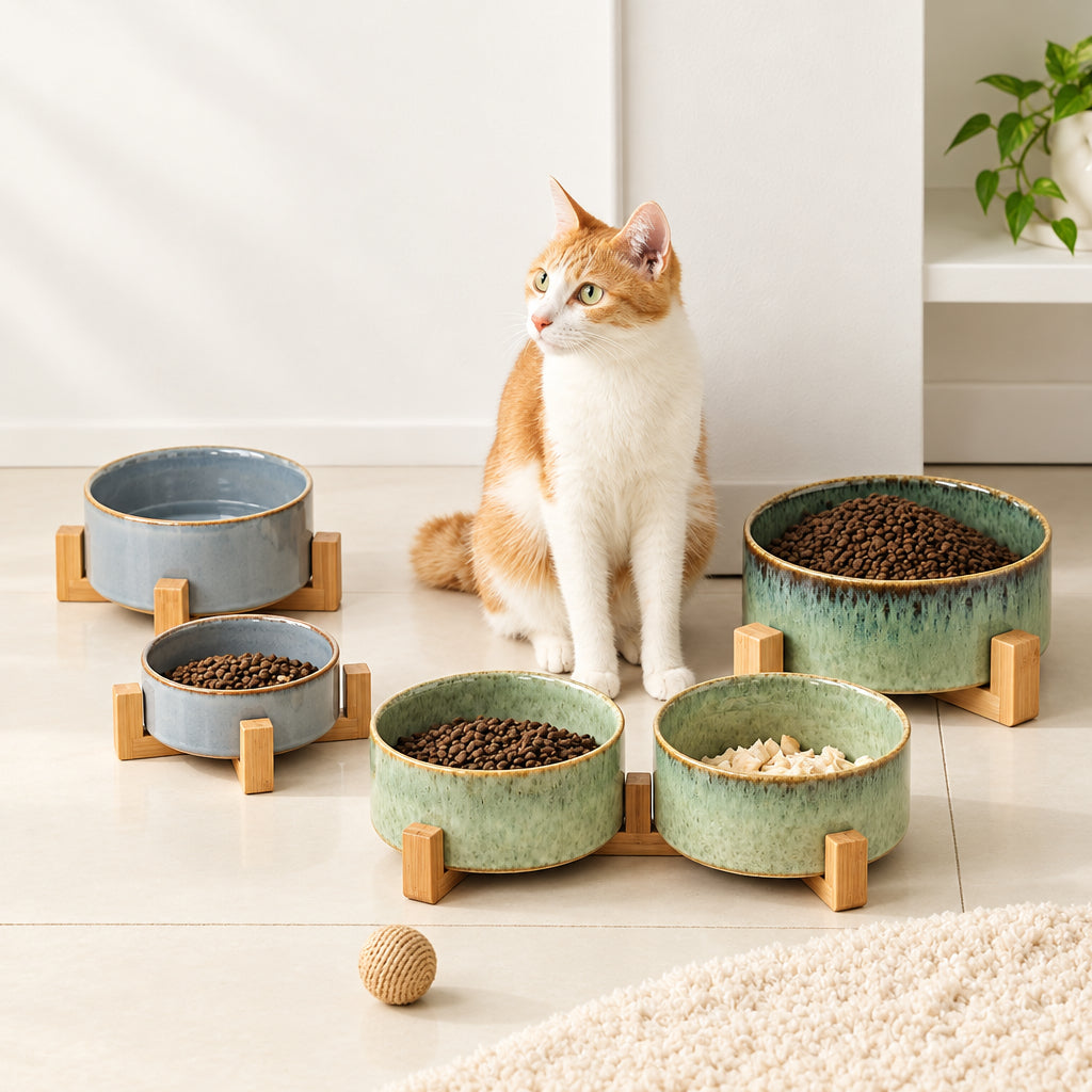 Gamelle céramique émaillée pour chat Moustiers Bofélin