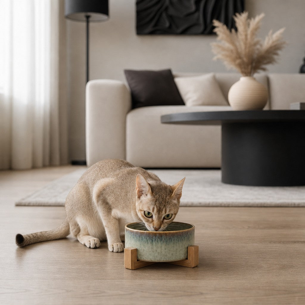 Gamelle céramique émaillée pour chat Moustiers Bofélin 11