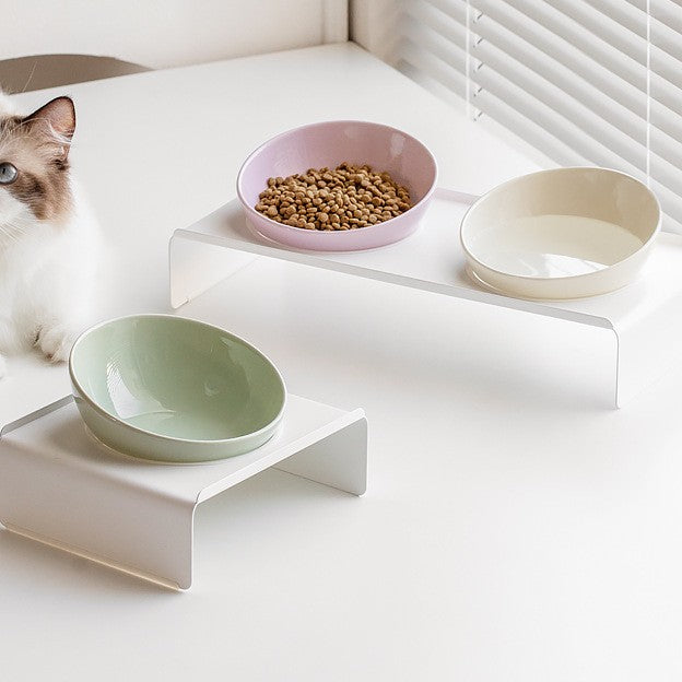 Gamelle inclinée chat en céramique Genève Bofélin 4