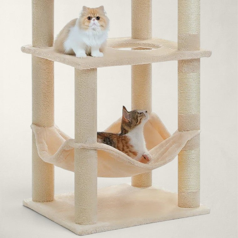 Grand arbre à chat avec grand hamac - Bofélin - 9