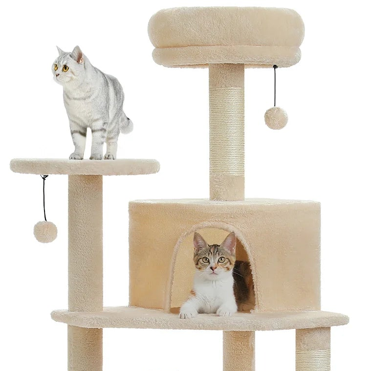Grand arbre à chat avec grand hamac