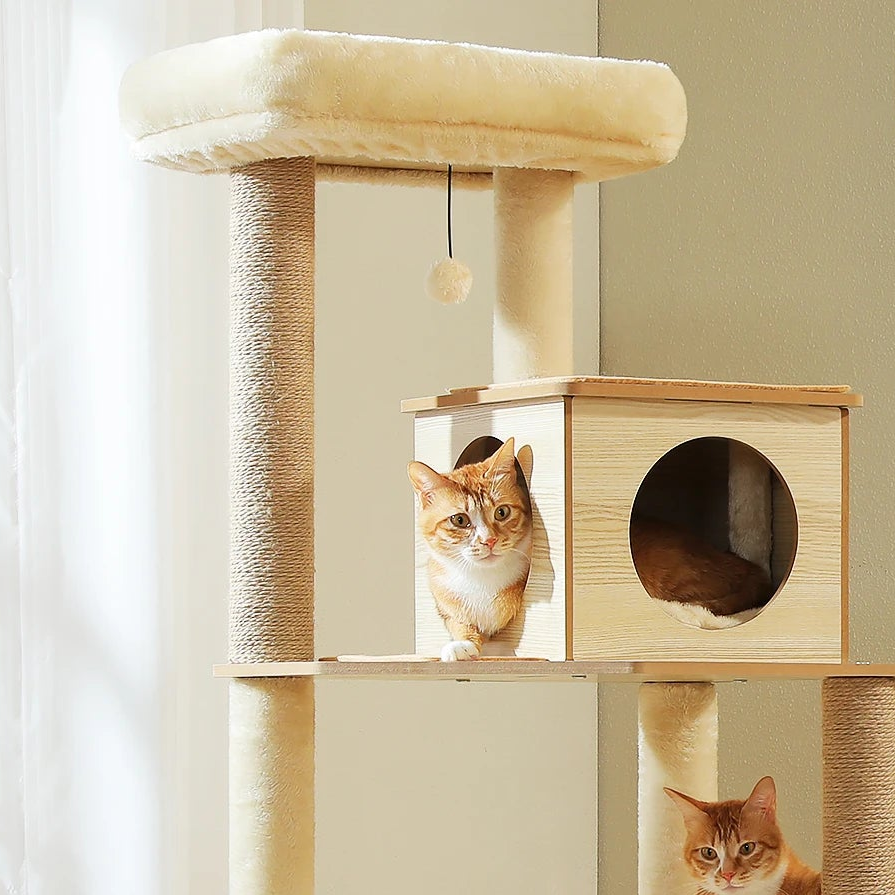 Grand arbre à chat bois