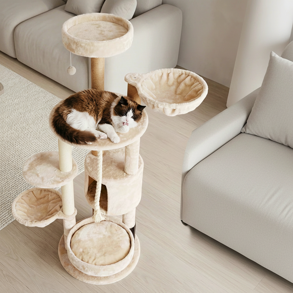 Grand arbre à chat rond - Bofélin - 14