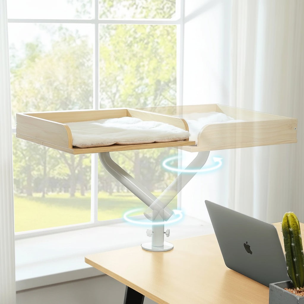 Schéma des dimensions du hamac de bureau pour chat Bristol – Bofélin
