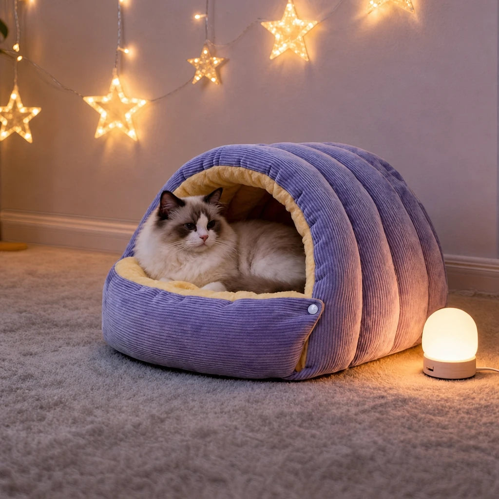 Niche chausson pour chat Coimbra Bofélin en situation