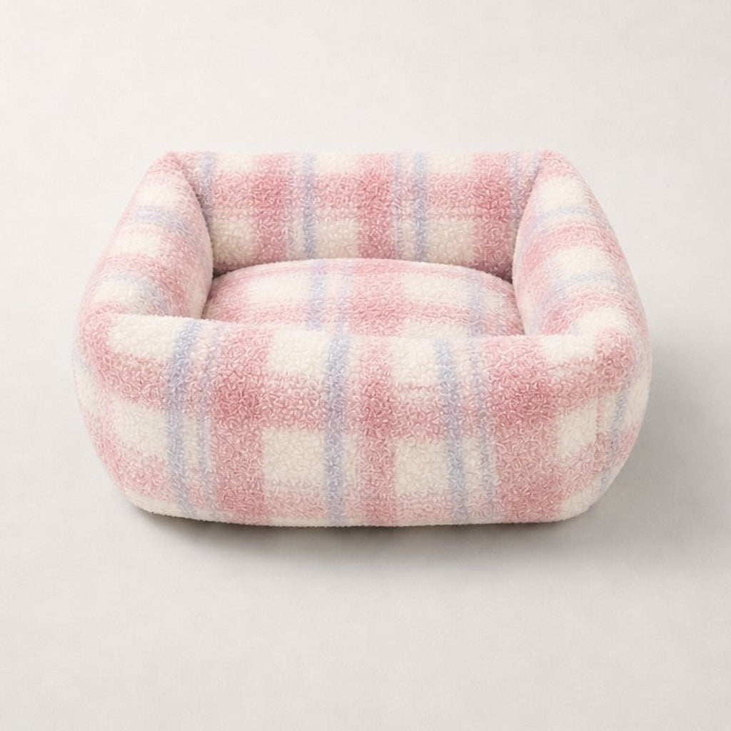 Panier carré écossais pour chat Edimbourg Bofélin 13