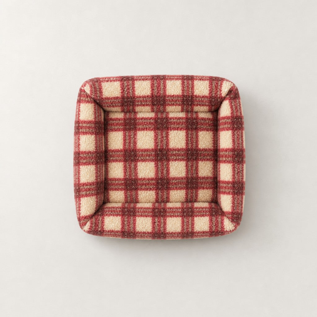 Panier carré écossais pour chat Edimbourg Bofélin 20