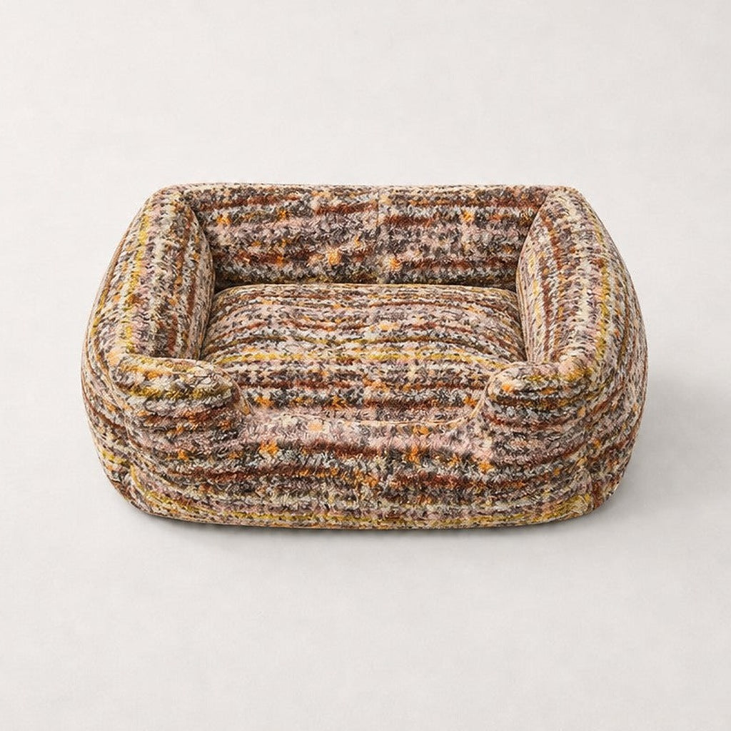 Panier carré pour chat à carreaux vintage Inverness Bofélin 14