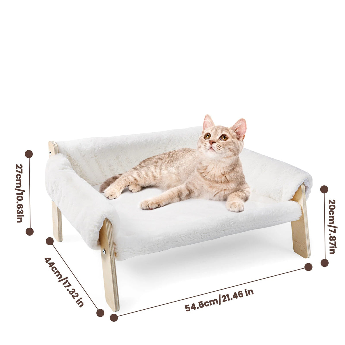 Panier chat design doux