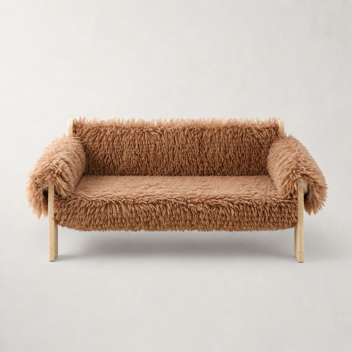 Panier chat design fourrure - Bofélin