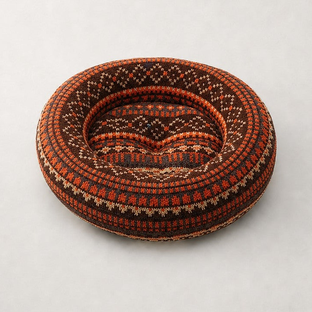 Panier chat design rond en peluche Copenhague Bofélin 15