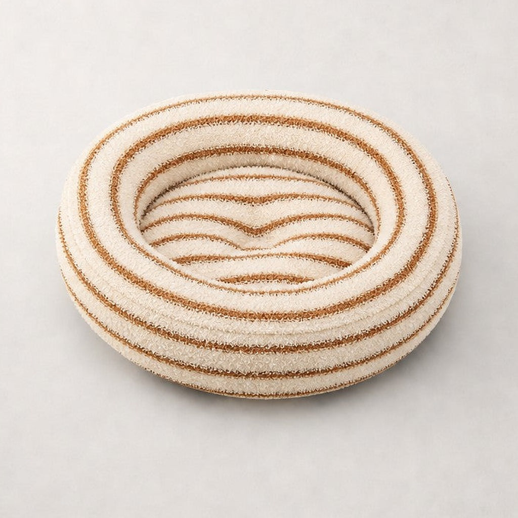 Panier chat design rond en peluche Copenhague Bofélin 16