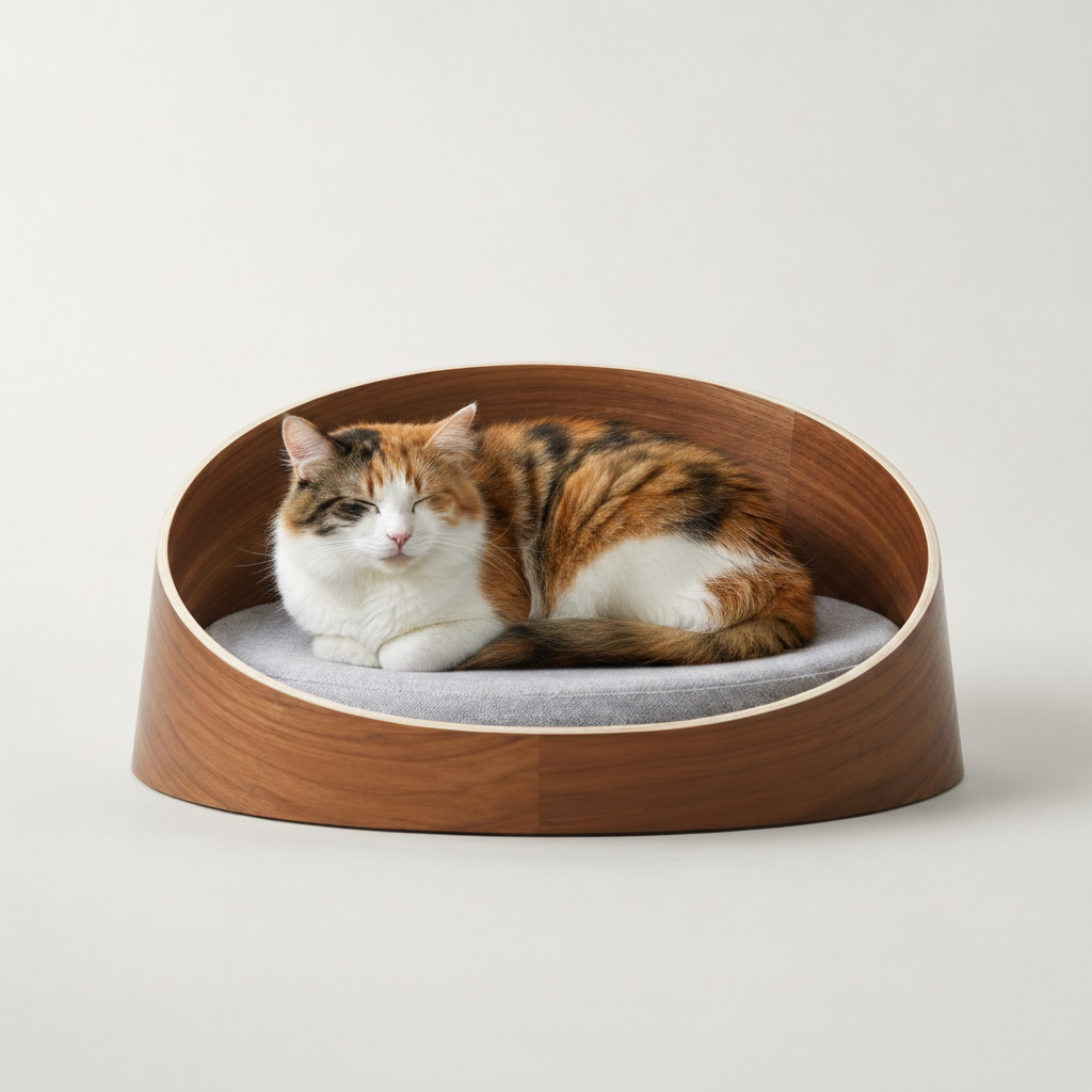 Panier chat design rond M - Bofélin - 2