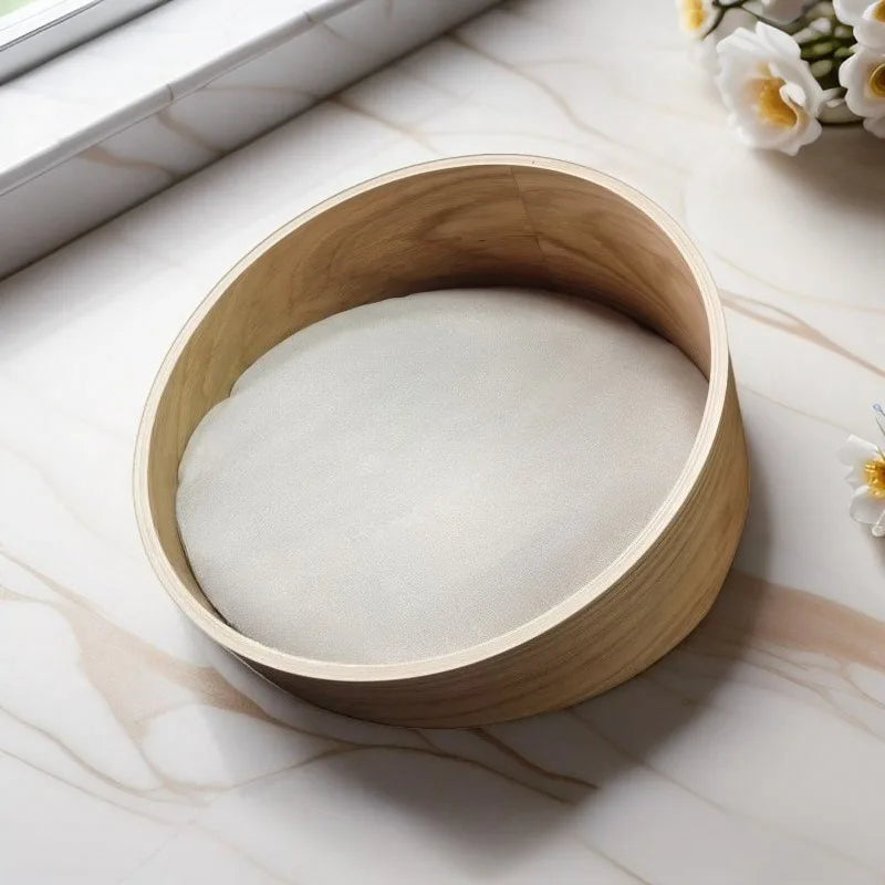 Panier chat design rond S