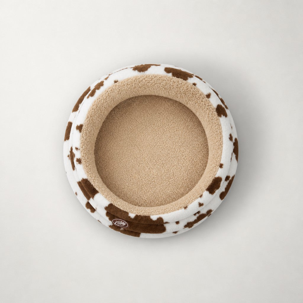 Panier chat original motif vache Gruyeres Bofélin 9