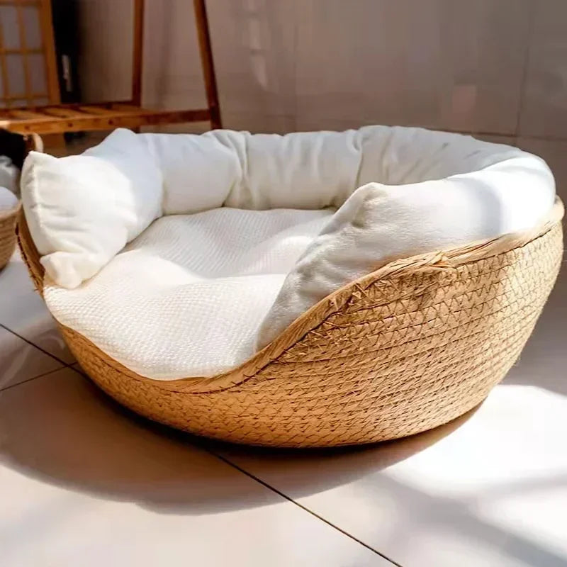 Panier cocon tressé pour chat S - Bofélin - 3