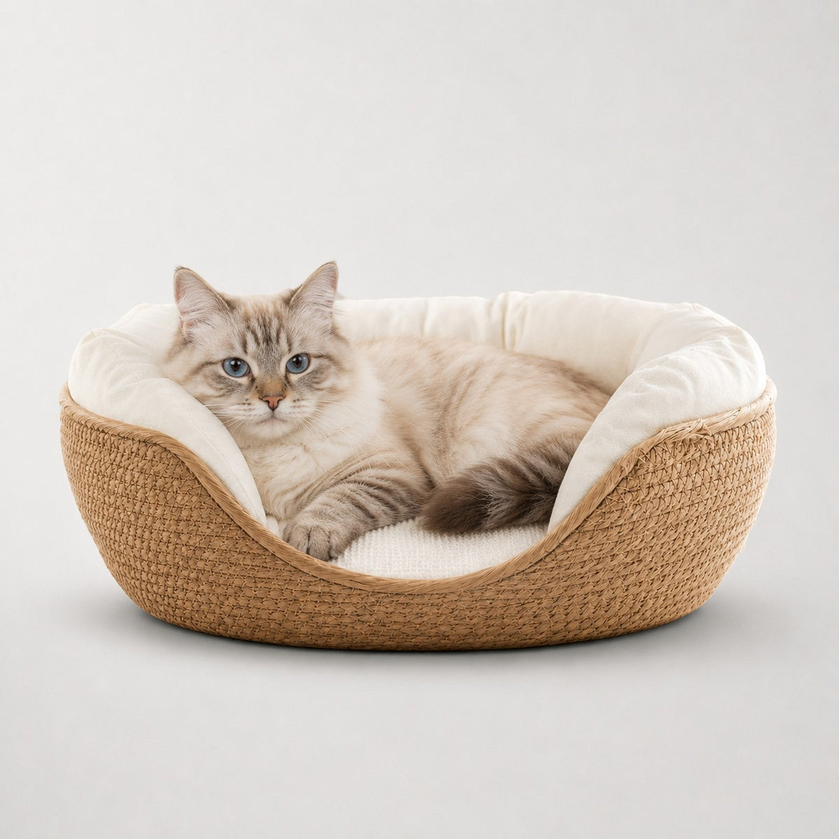 Panier cocon tressé pour chat S - Bofélin - 2