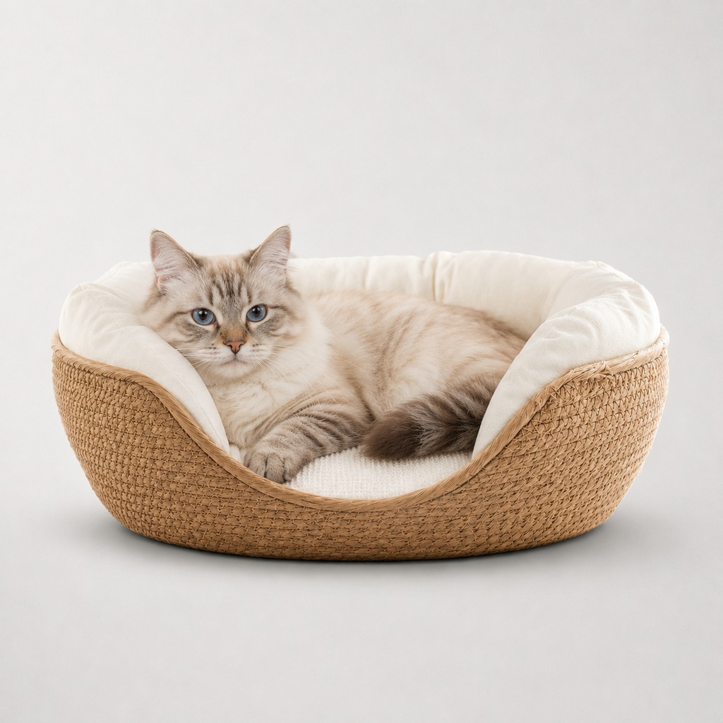 Panier cocon tressé pour chat S - Bofélin - 2