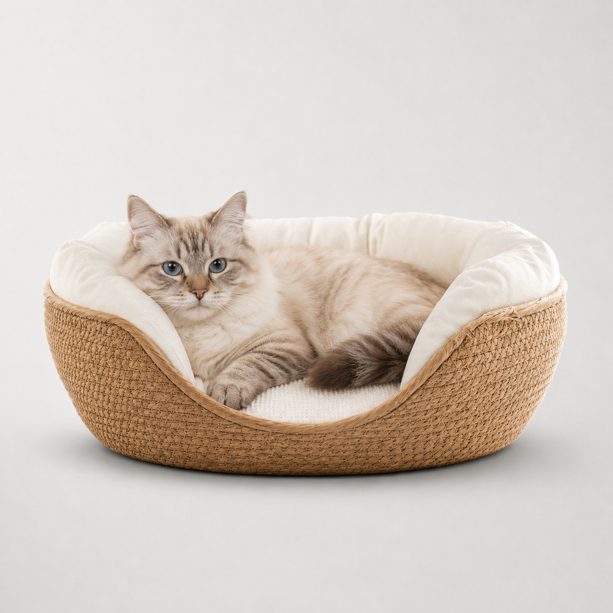 Panier cocon tressé pour chat S - Bofélin - 2