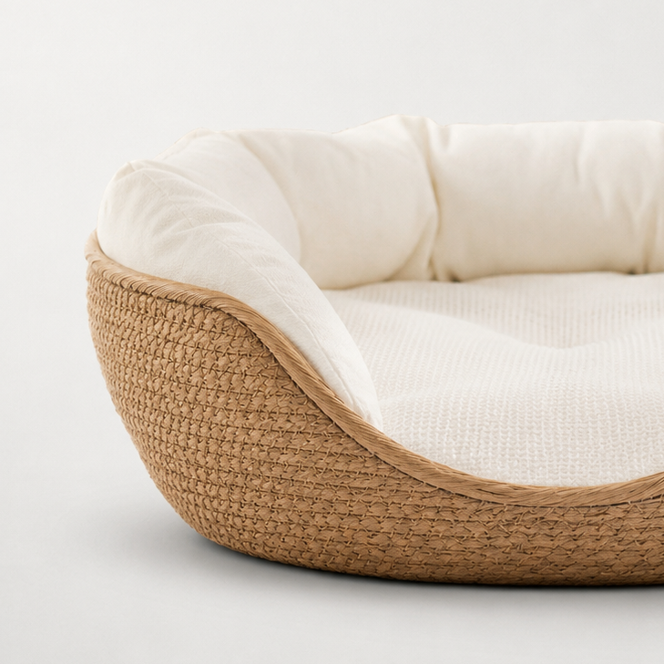 Panier cocon tressé pour chat S - Bofélin - 4