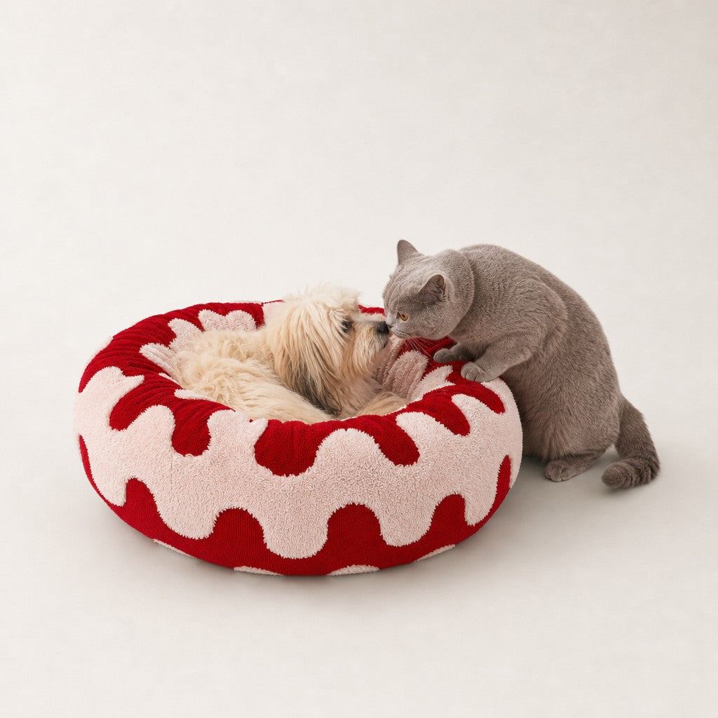 Panier donut pour chat Amsterdam Bofélin 26