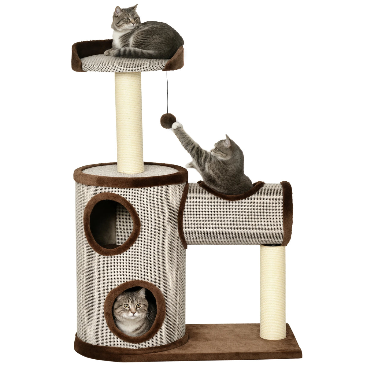 Petit arbre à chat marron