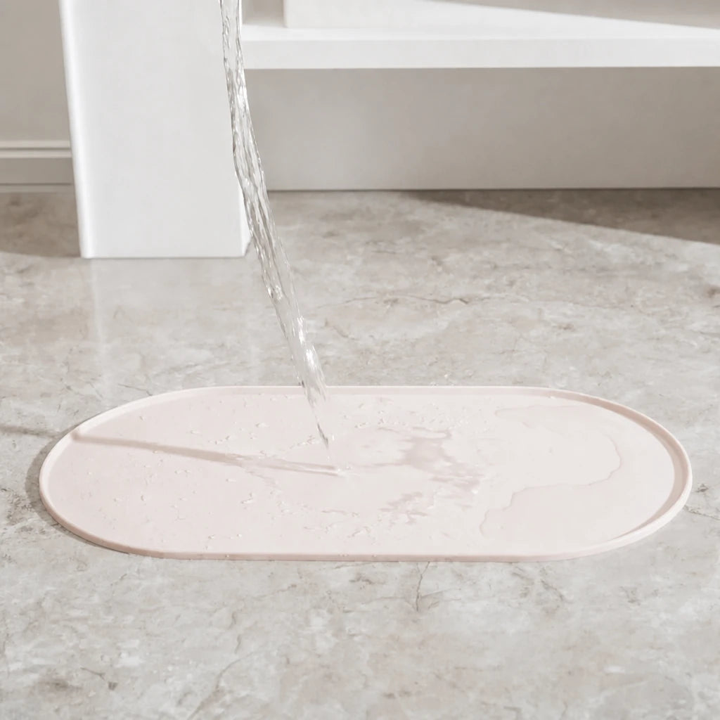 Tapis gamelle chat Leyde Bofélin en situation